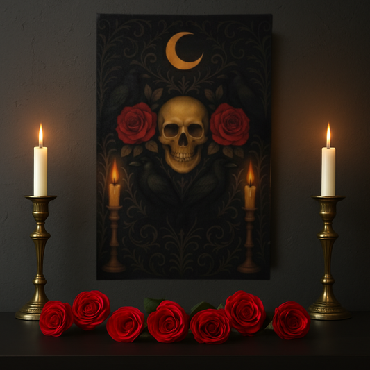 Gothische Leinwandgemälde