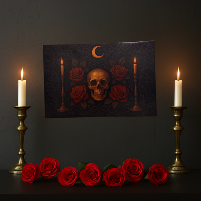 Gothische Leinwandgemälde